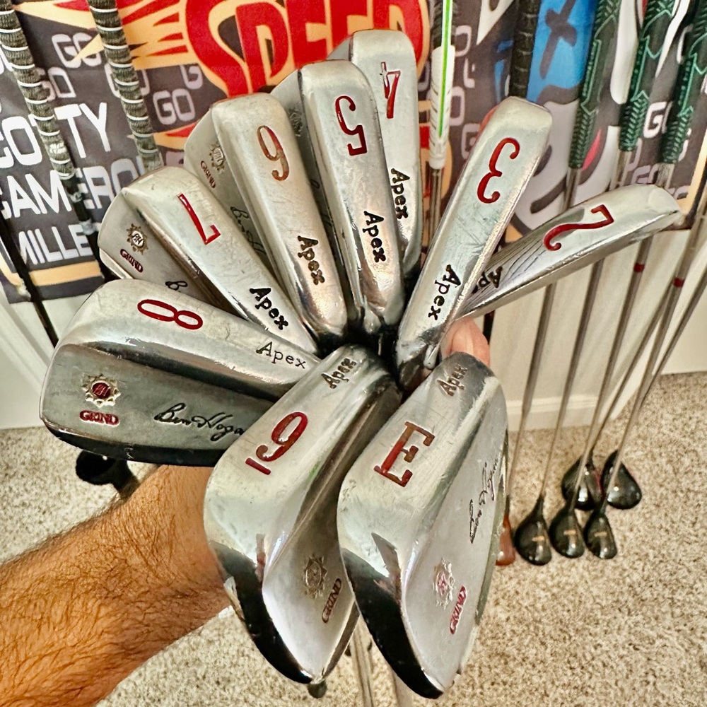 Vintage Ben Hogan Apex Iron Set 2-Ew Stiff Flex RH